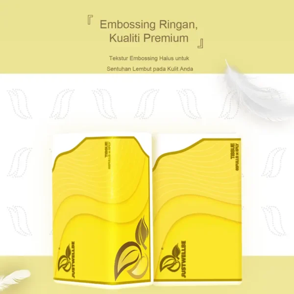 【10Pack】DWY Tisu viral 5-Ply Tissue Facial Tissue Soft Pack Baby Tissue Paper 300 Sheets 175*140mm Wipes tissue cheerful lembut balkoni thickness belajar boleh terdegradasi bilik tidur