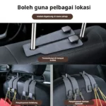 Chair back hook, Simple but practical design — bags & items are easy to hang! 🚗🛍 #CangkukTempatDuduk #KeretaKemas