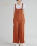 Eyouth 1518 Women’s Adjustable Strap Jumpsuit | Relaxed Wide-Leg Overalls
