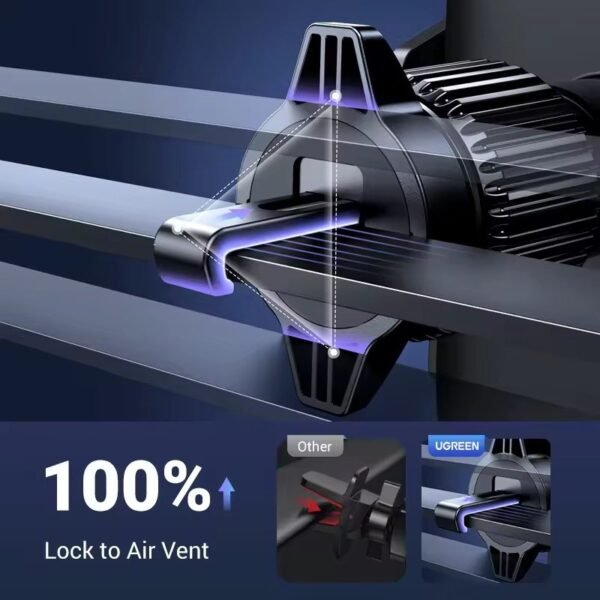 2-in-1 Car Phone Holder for Dashboard Windshield Air Vent Compatible with iPhone 1514 13 Pro Max iPhone 15 14 Plus Samsung Xiaomi