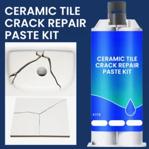 💧Multi-functional waterproof and anti-corrosion repair adhesive🔥 (suitable for ceramic floor tiles, walls, and kitchen countertops) saves time and costs.